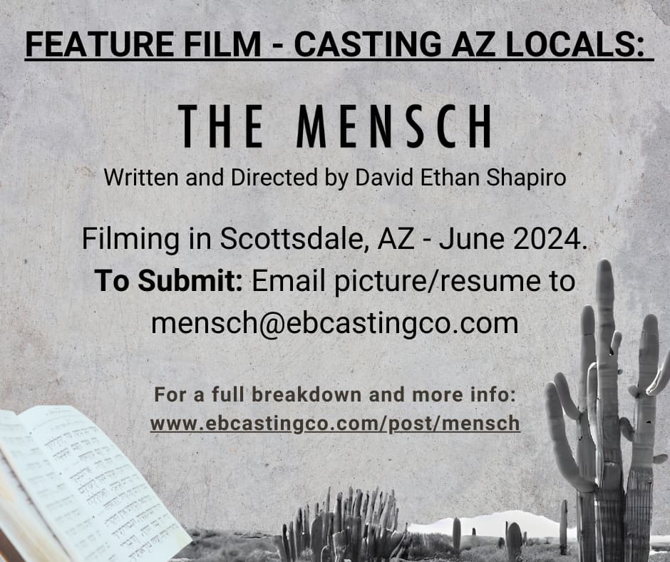 The Mensch Casting Call